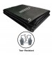 Mipatex Tarpaulin / Tirpal 12 Feet x 10 Feet 200 GSM (Black)